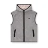 s-haky-new Felpa con cappuccio senza maniche e zip