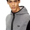 s-haky-new Felpa con cappuccio senza maniche e zip