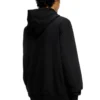 s-macs-hood-od Felpa con cappuccio con logo metallico