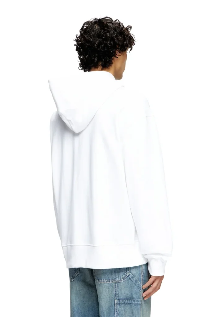 s-macs-hood-od Felpa oversize con cappuccio e logo metallico