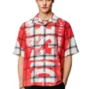 s-nabil Camicia da bowling a quadri con logo sbiadito s-nabil Camicia da bowling a quadri con logo sbiadito