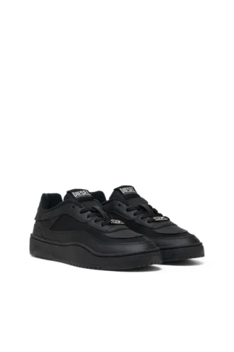 s-oval skate low S-Oval Skate – Sneakers in pelle con inserti in tessuto