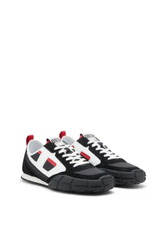 s-pagodha low S-Pagodha – Sneakers in pelle, pelle scamosciata e ripstop