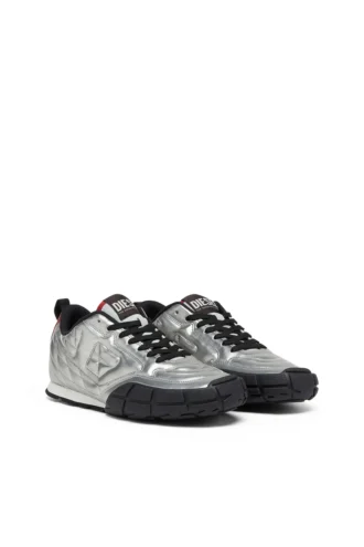 s-pagodha low S-Pagodha-Sneakers metallizzate trapuntate
