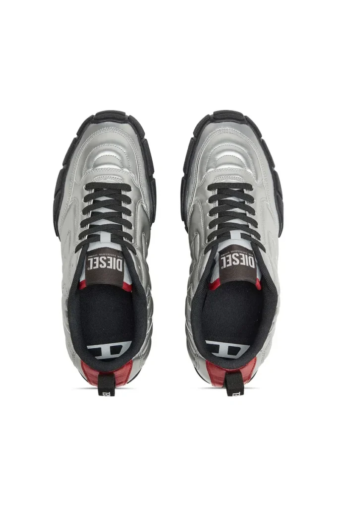 s-pagodha low S-Pagodha-Sneakers metallizzate trapuntate s-pagodha low S-Pagodha-Sneakers metallizzate trapuntate