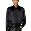 s-ricco Camicia in raso con colletto ricamato con logo s-ricco Camicia in raso con colletto ricamato con logo