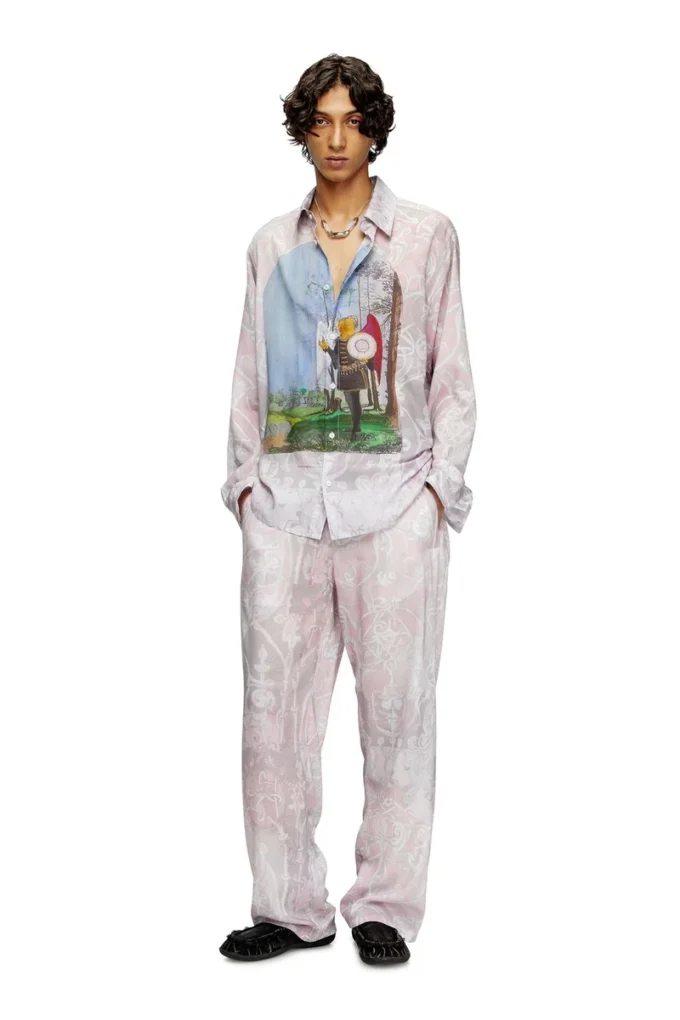 s-simply-a-ajfw Camicia con stampa medievale s-simply-a-ajfw Camicia con stampa medievale