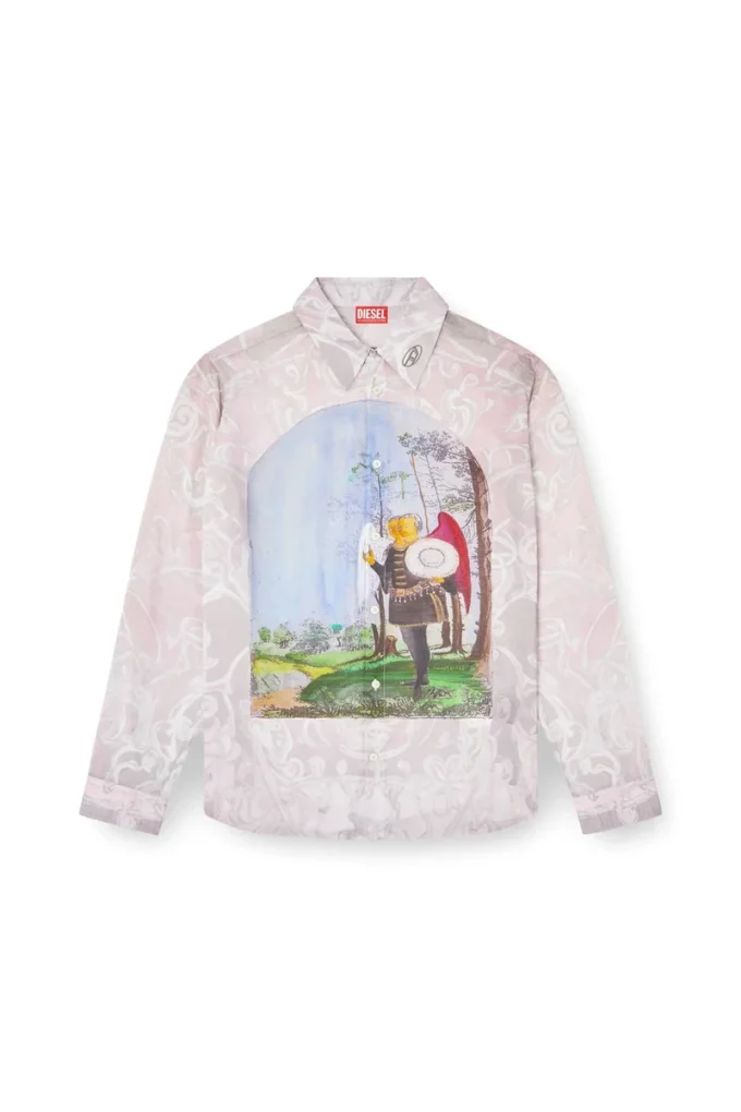 s-simply-a-ajfw Camicia con stampa medievale s-simply-a-ajfw Camicia con stampa medievale