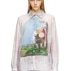 s-simply-a-ajfw Camicia con stampa medievale s-simply-a-ajfw Camicia con stampa medievale