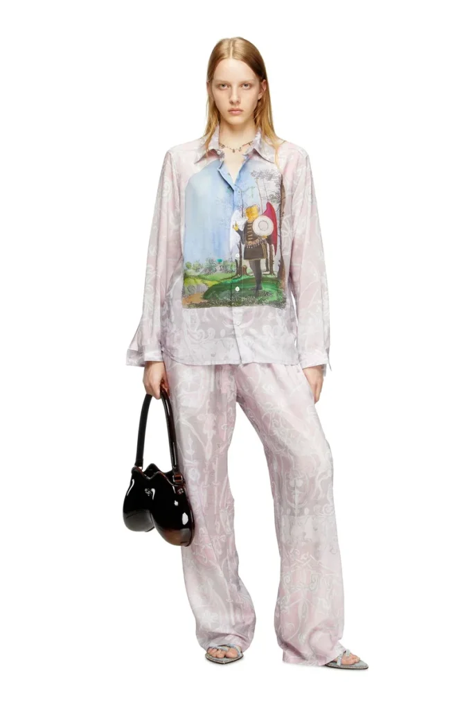 s-simply-a-ajfw Camicia con stampa medievale s-simply-a-ajfw Camicia con stampa medievale