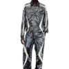 s-simply-bmcz Camicia in viscosa stampata con chiusura frontale con zip