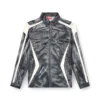 s-simply-bmcz Camicia in viscosa stampata con chiusura frontale con zip