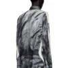 s-simply-bmcz Camicia in viscosa stampata con chiusura frontale con zip
