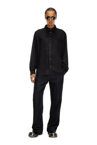 s-simply-c Camicia fluida con ricamo logo