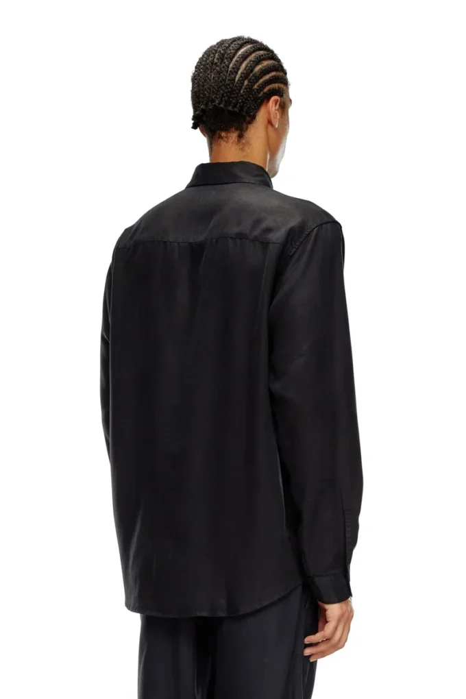 s-simply-c Camicia fluida con ricamo logo s-simply-c Camicia fluida con ricamo logo
