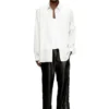 s-simply-gsbg Camicia in misto lana con ricamo ovale D s-simply-gsbg Camicia in misto lana con ricamo ovale D