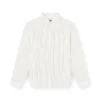 s-simply-gsbg Camicia in misto lana con ricamo ovale D s-simply-gsbg Camicia in misto lana con ricamo ovale D