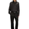s-simply-gsbh Camicia in popeline elasticizzato con ricamo
