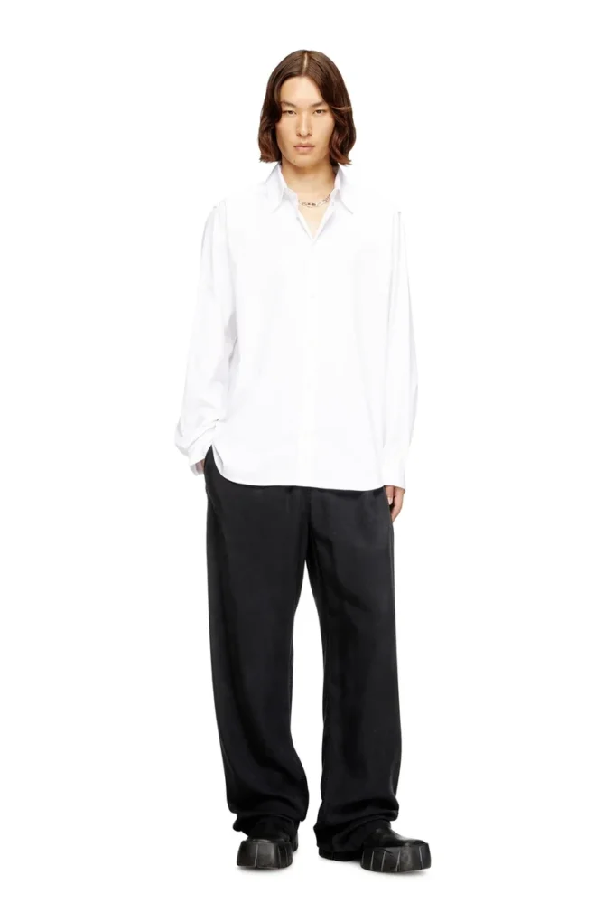 s-simply-gsbh Camicia in popeline elasticizzato con ricamo s-simply-gsbh Camicia in popeline elasticizzato con ricamo