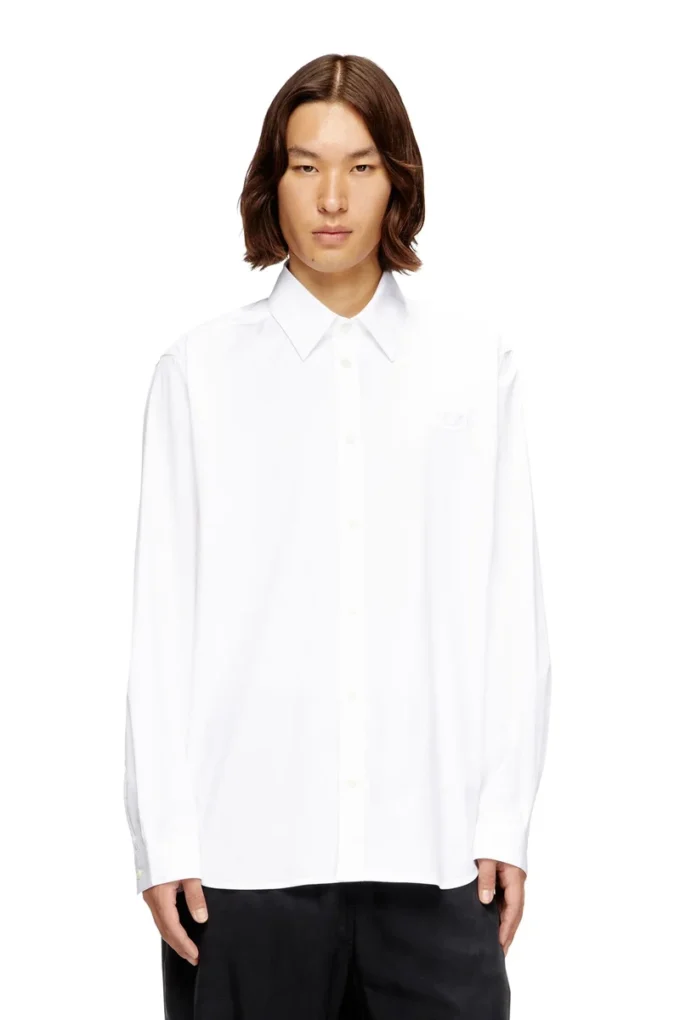s-simply-gsbh Camicia in popeline elasticizzato con ricamo s-simply-gsbh Camicia in popeline elasticizzato con ricamo