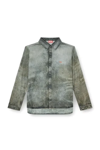 s-simply-lkct Camicia in viscosa effetto denim