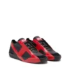s-slante-d low S-Slante-D-Sneakers in pelle scamosciata e pelle con logo D