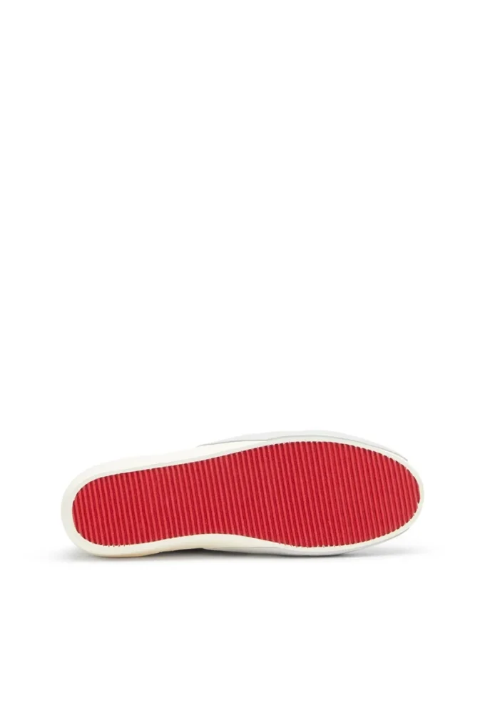 s-slante-d low S-Slante-D-Sneakers in pelle scamosciata e pelle con logo D