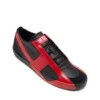 s-slante-d low S-Slante-D-Sneakers in pelle scamosciata e pelle con logo D