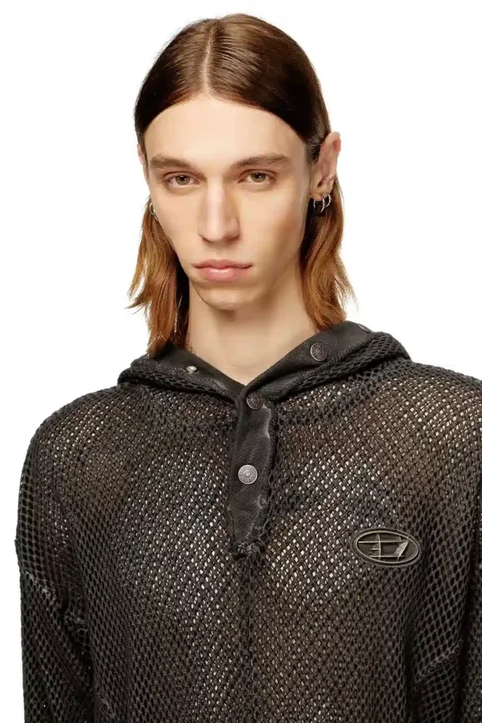 s-thug-fishnet Felpa con cappuccio a rete con cappuccio a chiusura totale s-thug-fishnet Felpa con cappuccio a rete con cappuccio a chiusura totale