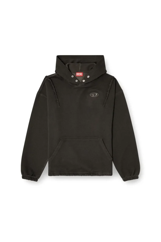 s-thug-hoodie Felpa con cappuccio con effetto slavato s-thug-hoodie Felpa con cappuccio con effetto slavato