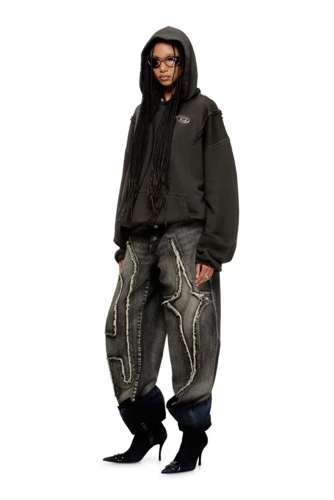 s-thug-hoodie Felpa con cappuccio con effetto slavato s-thug-hoodie Felpa con cappuccio con effetto slavato