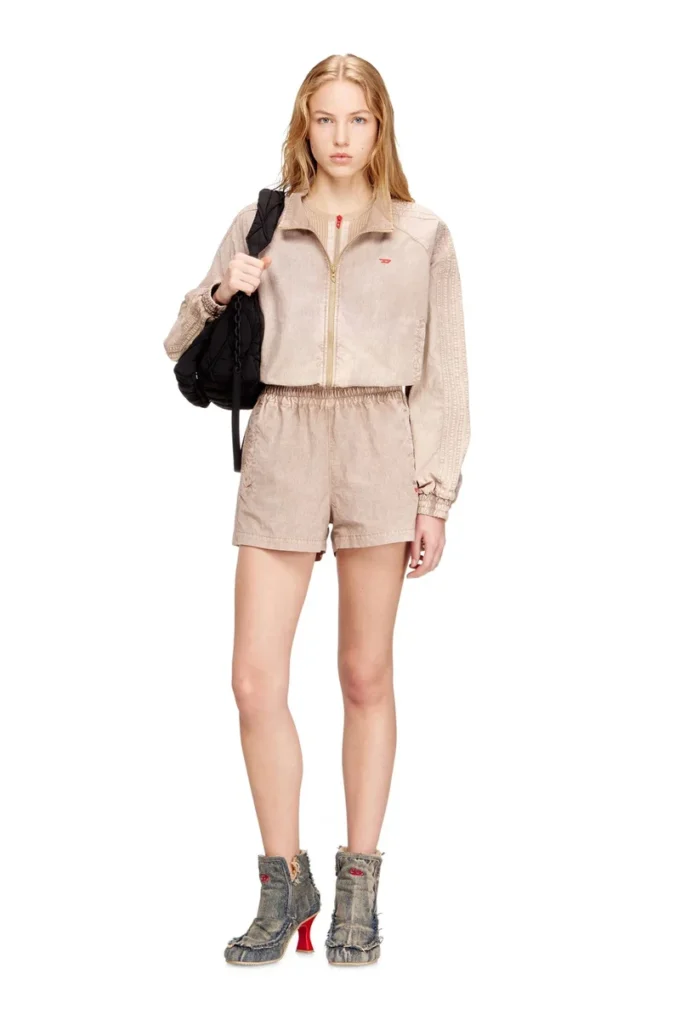 s-unny Pantaloncini in nylon con fasce laterali