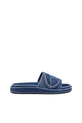 sa-slide d oval Ciabatte Sa-Slide D-Denim con cinturino goffrato sa-slide d oval Ciabatte Sa-Slide D-Denim con cinturino goffrato