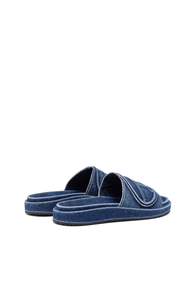 sa-slide d oval Ciabatte Sa-Slide D-Denim con cinturino goffrato sa-slide d oval Ciabatte Sa-Slide D-Denim con cinturino goffrato