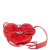 scrunch-d heart Borsa a tracolla Scrunch-D-Heart in pelle stropicciata