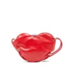 scrunch-d heart Borsa a tracolla Scrunch-D-Heart in pelle stropicciata