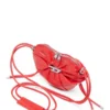 scrunch-d heart Borsa a tracolla Scrunch-D-Heart in pelle stropicciata
