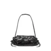 scrunch-d shoulder s Borsa a tracolla Scrunch-D S in pelle stropicciata