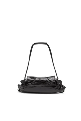 scrunch-d shoulder s Borsa a tracolla Scrunch-D S in pelle stropicciata