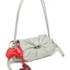 scrunch-d shoulder s Borsa a tracolla Scrunch-D S in pelle stropicciata