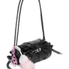 scrunch-d shoulder s Borsa a tracolla Scrunch-D S in pelle stropicciata