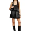scrunch-d shoulder s Borsa a tracolla Scrunch-D S in pelle stropicciata