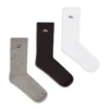 skm-d-oval Set di 3 paia di calzini in cotone con ricamo Oval D skm-d-oval Set di 3 paia di calzini in cotone con ricamo Oval D
