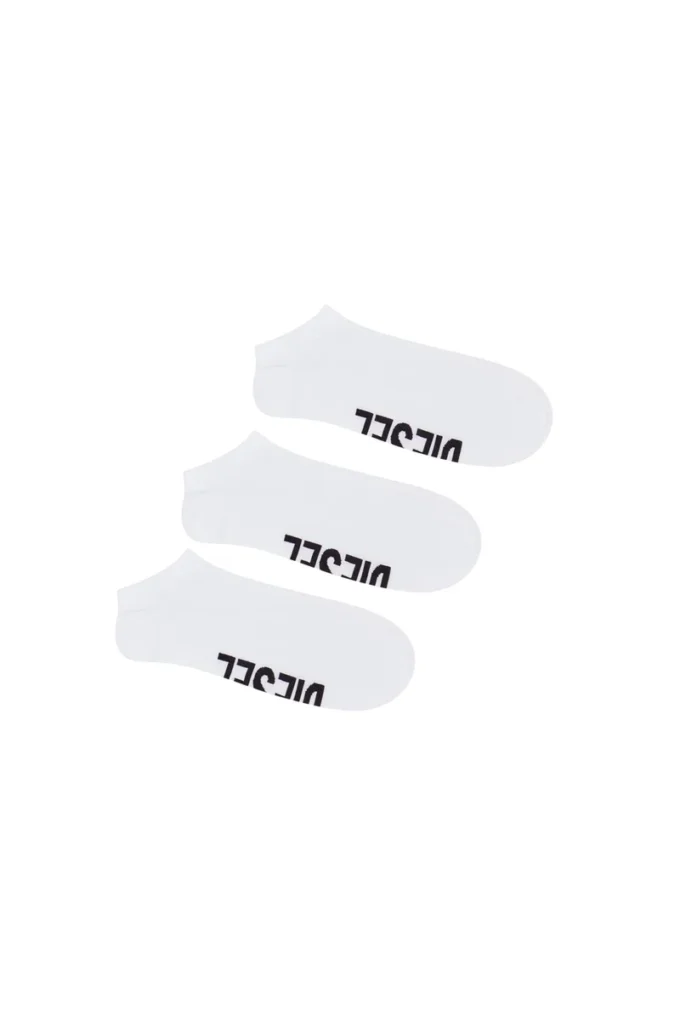 skm-gost-threepack 3 paia di calzini corti con logo sul collo del piede skm-gost-threepack 3 paia di calzini corti con logo sul collo del piede