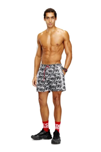 soccer-41-d-pop Costume da bagno con stampa logo all-over