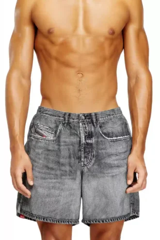 soccer-41-dnm Costume da bagno con stampa trompe l’oeil denim