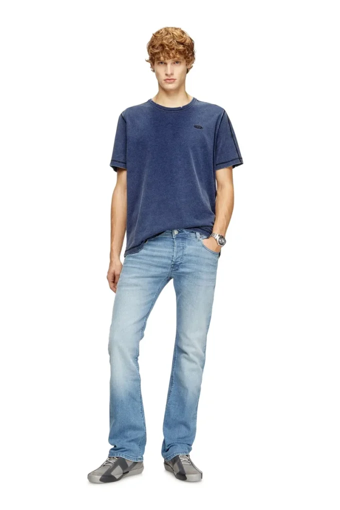 t-adjind-new T-shirt effetto denim t-adjind-new T-shirt effetto denim