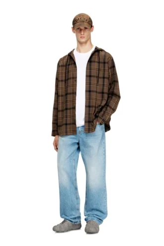 t-adjust-v5 T-shirt regular in cotone con stampa a rilievo