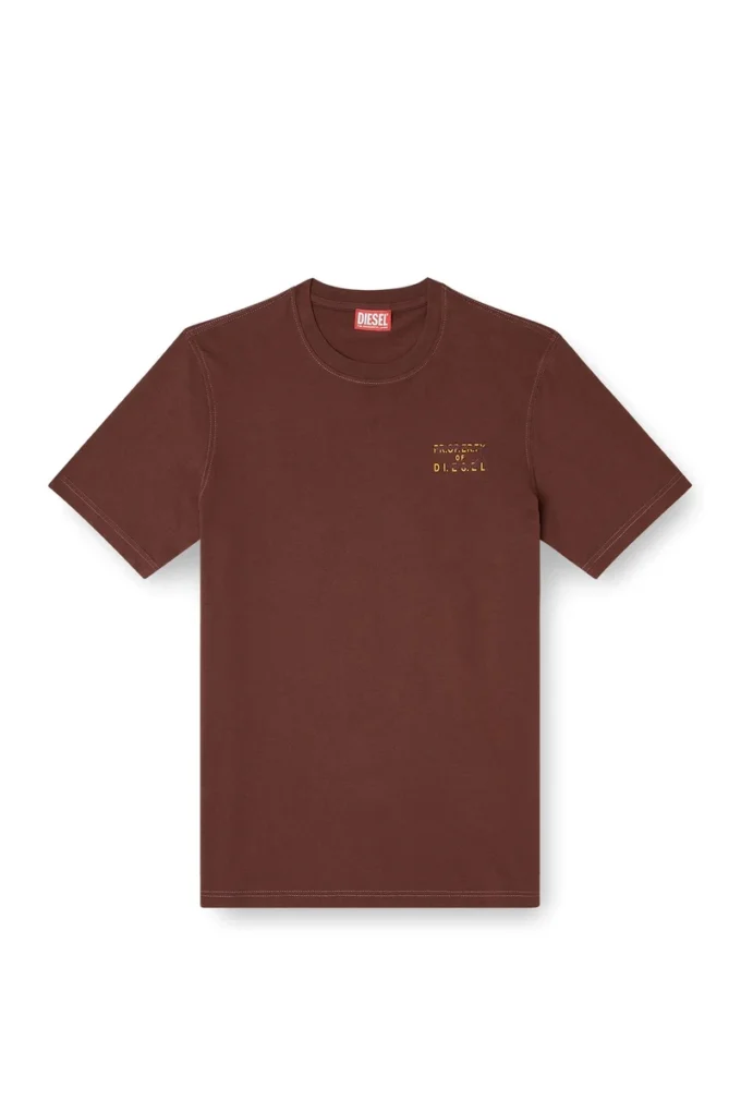 t-adjust-v5 T-shirt regular in cotone con stampa a rilievo t-adjust-v5 T-shirt regular in cotone con stampa a rilievo