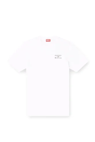 t-adjust-v5 T-shirt regular in cotone con stampa a rilievo